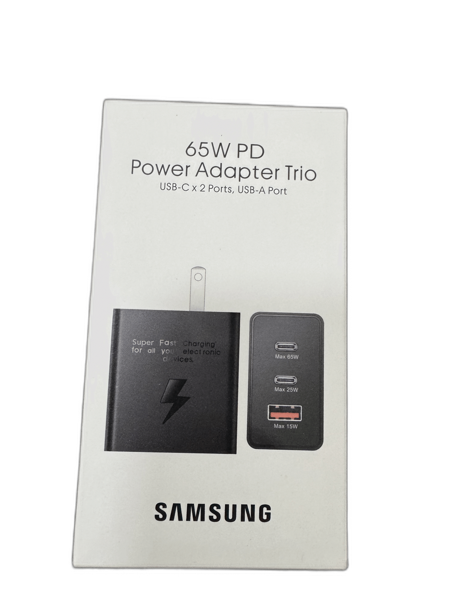 cubo samsung pd power adapter trio 65w usb y tipoc cubo samsung pd power adapter trio 65w usb y tipoc