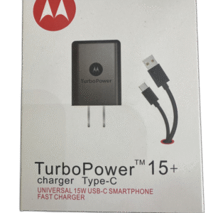 cargador motorola turbo power 15w v8